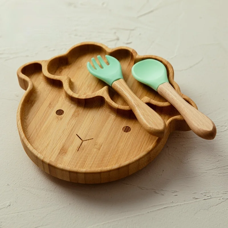 1Set Custom Baby Feeding Food Plates Bamboo Plate Sheep Waterproof Silicone Fork Spoon BPA Free Tableware Children's tableware
1Set Custom Baby Feeding Food Plates Bamboo Plate Sheep Waterproof Silicone Fork Spoon BPA Free Tableware Children's tableware