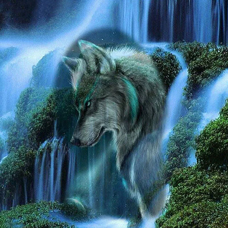5D DIY Diamond Painting Waterfall Scenery Diamond Embroidery Wolf Full Drill Rhinestones Mosaic Cross stitch Home Decor W56
5D DIY Diamond Painting Waterfall Scenery Diamond Embroidery Wolf Full Drill Rhinestones Mosaic Cross stitch Home Decor W56