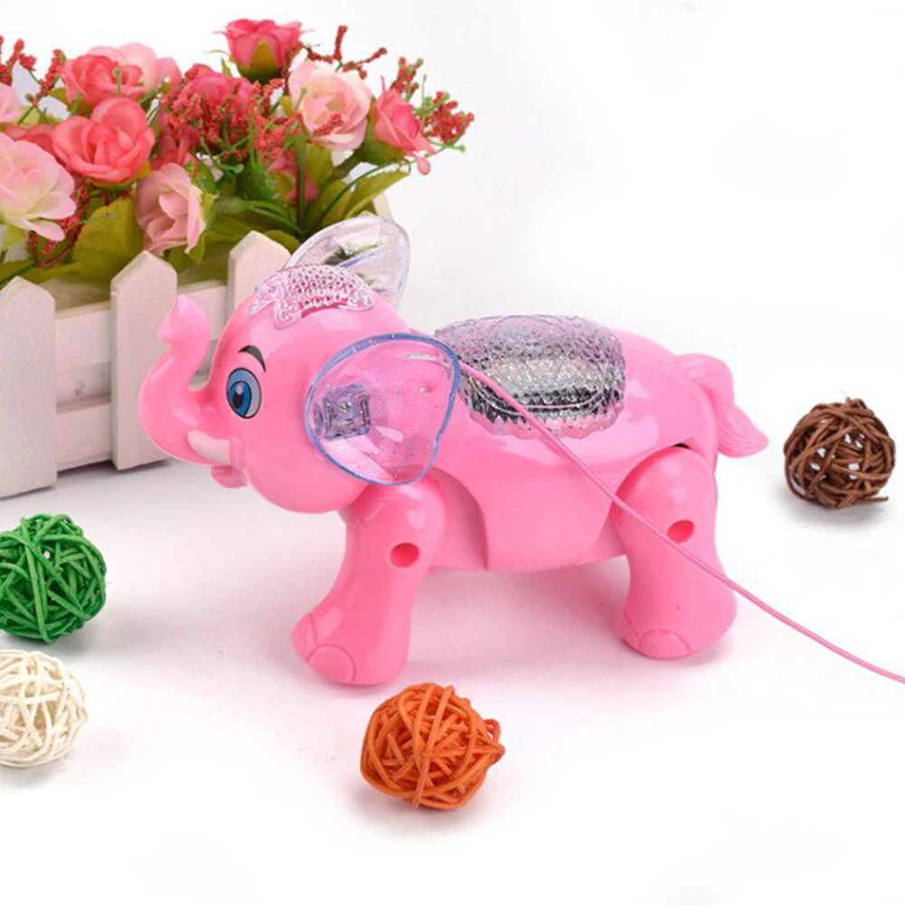 Funny Musical Lighting Walking Elephant Animal with Leash Kids Toy Xmas For Children Electronics Pet Toy Gift
Funny Musical Lighting Walking Elephant Animal with Leash Kids Toy Xmas For Children Electronics Pet Toy Gift