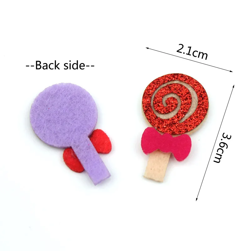 12pcs 2.1*3.6cm Glitter Fabric Lollipop Padded Patches Appliques for DIY Craft Kids Hair Clip Headwear Accessories Decor
12pcs 2.1*3.6cm Glitter Fabric Lollipop Padded Patches Appliques for DIY Craft Kids Hair Clip Headwear Accessories Decor
