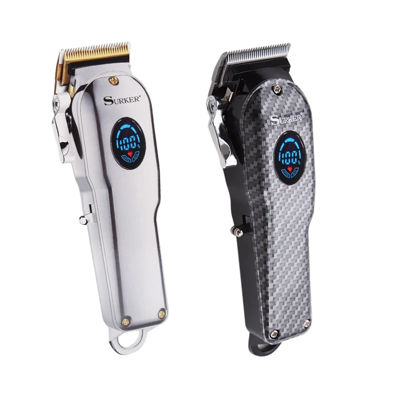 

SURKER SK-807B Electric Clipper Oil Head Hair Clipper In-Line High Power Mute Hair Clipper Men 'S Hair Cutting Kit