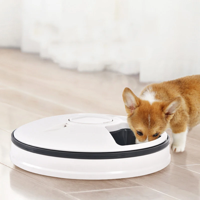 Pet supplies Six-cell smart timing automatic feeder Timing quantitative tableware pet feeder feeding machine
Pet supplies Six-cell smart timing automatic feeder Timing quantitative tableware pet feeder feeding machine