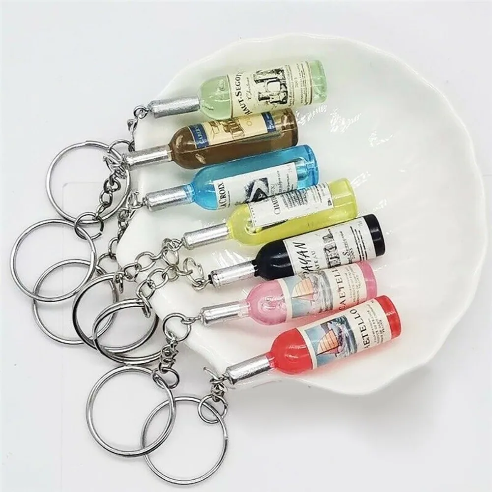 Resin Beer Wine Bottle Keychain Cute Hot Novelty Assorted Color Car Interior Pendant Accessories Party Small Gifts
Resin Beer Wine Bottle Keychain Cute Hot Novelty Assorted Color Car Interior Pendant Accessories Party Small Gifts