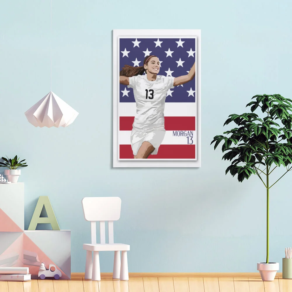 Decoration Print Painting Alex Morgan #13 Canvas Picture for Living Room Wall Room Art Posters Frame Modern Home
Decoration Print Painting Alex Morgan #13 Canvas Picture for Living Room Wall Room Art Posters Frame Modern Home