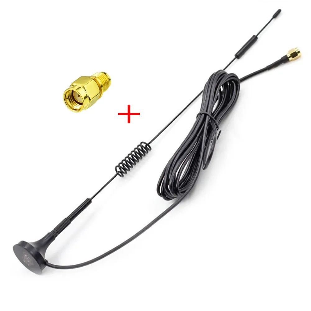 Antenn+Adapter 868/915MHz 6dBi SMA RP-SMA Magnetic Stand 32cm Quick Response Indoor Outdoor Male Aerial Antenna
Antenn+Adapter 868/915MHz 6dBi SMA RP-SMA Magnetic Stand 32cm Quick Response Indoor Outdoor Male Aerial Antenna