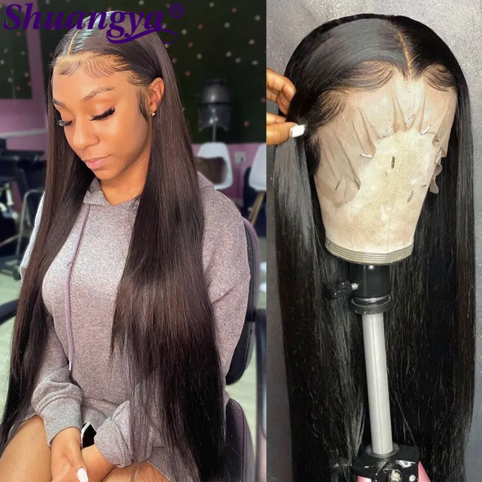 30 Inch 5x5/13x4 HD Transparent Lace Wigs Straight HD Lace Frontal Wigs Peruvian 13X4 Lace Front Human Hair Wig Shuangya
30 Inch 5x5/13x4 HD Transparent Lace Wigs Straight HD Lace Frontal Wigs Peruvian 13X4 Lace Front Human Hair Wig Shuangya