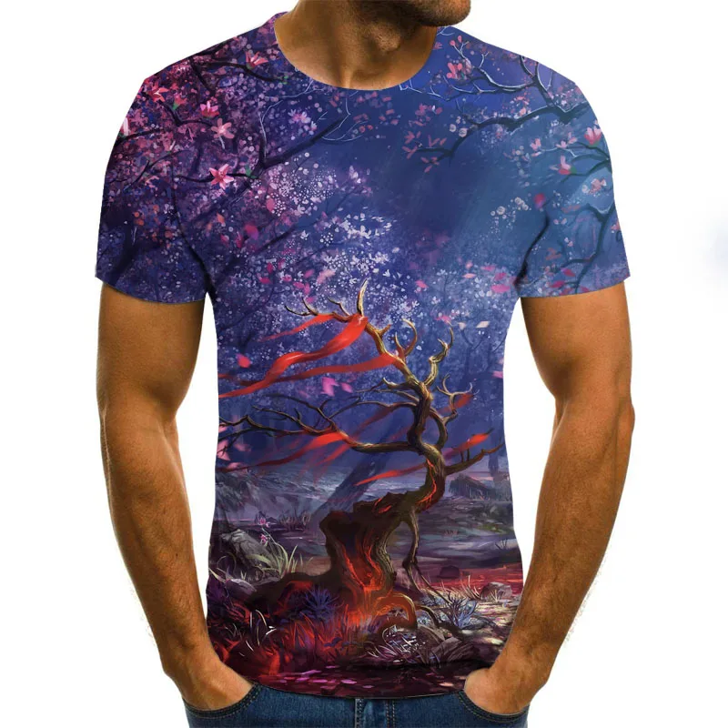 3D Anime Landscape Print Man Woman T Shirt Clothes Short Sleeve O Collar 3d Fashion Man Shirt T Shirt
3D Anime Landscape Print Man Woman T Shirt Clothes Short Sleeve O Collar 3d Fashion Man Shirt T Shirt