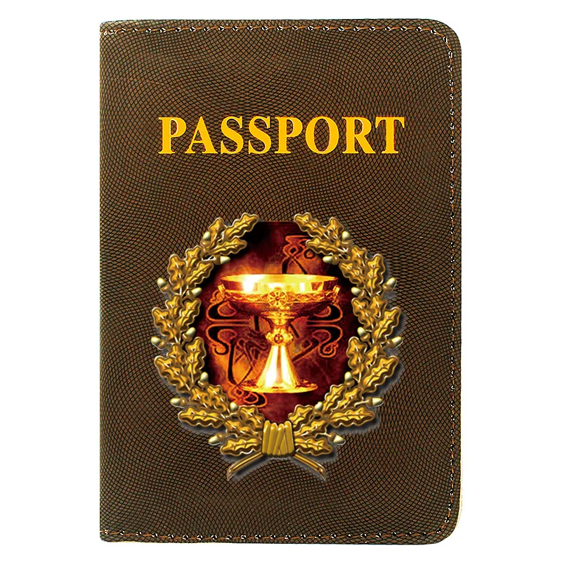 Fashion The Christian Holy Grail Printing Women Men Passport Cover Pu Leather Travel ID Credit Card Holder Pocket Wallet Bags
Fashion The Christian Holy Grail Printing Women Men Passport Cover Pu Leather Travel ID Credit Card Holder Pocket Wallet Bags