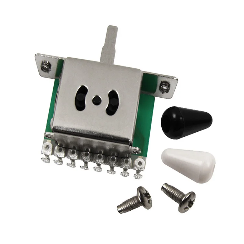 5 Way Guitar Pickup Selector Switch with 2Tip Cap for FD TL Style 8 Legs Guitar Toggle Lever Switche Electric Guitar Part
5 Way Guitar Pickup Selector Switch with 2Tip Cap for FD TL Style 8 Legs Guitar Toggle Lever Switche Electric Guitar Part