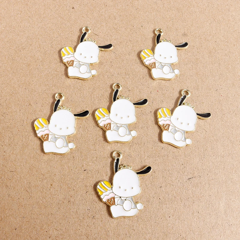 10pcs 24*28mm Cartoon Enamel Rabbit Eating Ice Cream Charms Pendants for DIY Jewelry Making Necklaces Drop Earrings Accessories
10pcs 24*28mm Cartoon Enamel Rabbit Eating Ice Cream Charms Pendants for DIY Jewelry Making Necklaces Drop Earrings Accessories