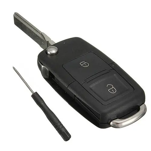 2 Бнт флип чехол для дистанционного ключа от машины оболочка Skoda Seat Golf Mk4 Bora авто