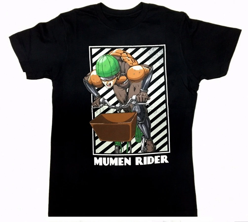 Аниме One Punch Man Mumen Rider Футболка Nwt 100% аутентичная печать футболка|Мужские футболки|