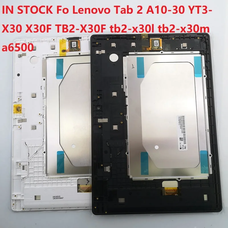 

10.1" LCD For Lenovo Tab 2 A10-30 YT3-X30 X30F TB2-X30F tb2-x30l tb2-x30m a6500 Display Panel Touch Screen Digitizer with