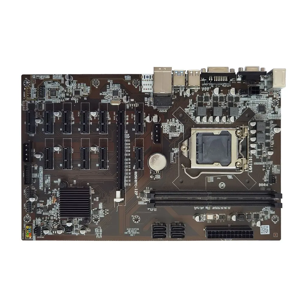 B250BTC Mining Machine HDMI-compatible B250 Mother Board For Cryptocurrency Mining 12 Graphics Cards Can Be Plugged In
B250BTC Mining Machine HDMI-compatible B250 Mother Board For Cryptocurrency Mining 12 Graphics Cards Can Be Plugged In