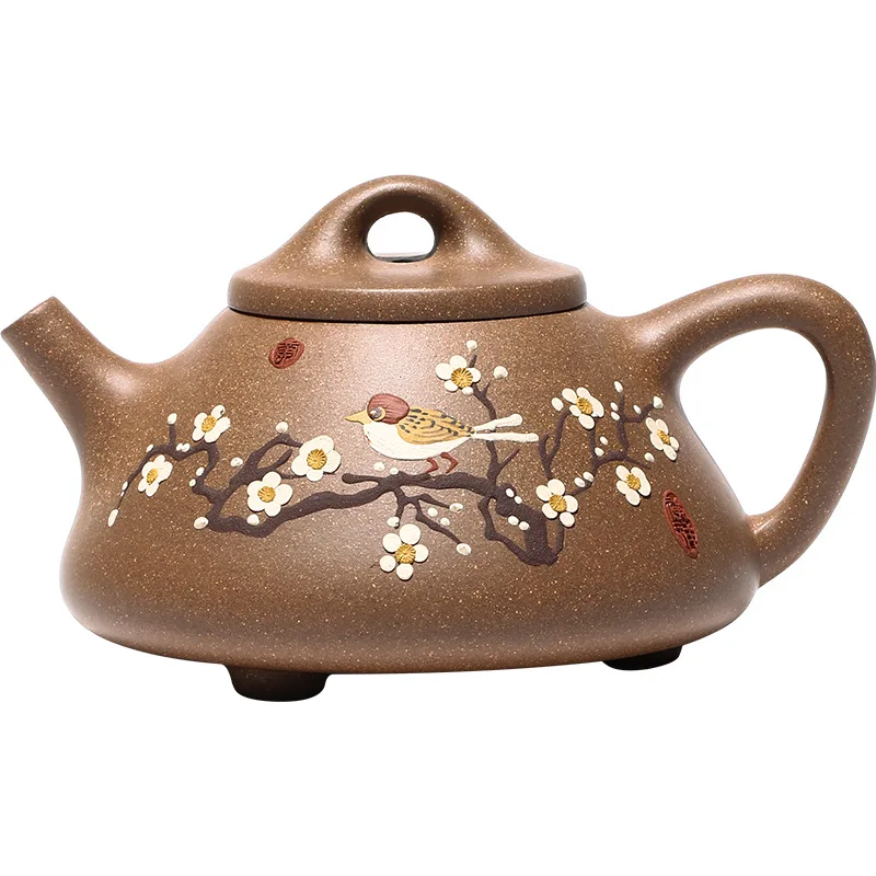 Zisha teapot Yixing pure handmade decals hi Mei Shao shipao teapot daily department store tea set
Zisha teapot Yixing pure handmade decals hi Mei Shao shipao teapot daily department store tea set