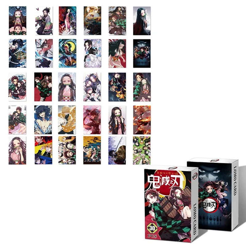 30pcs Collection Lomo Card Postcard Gifts Cards Anime Demon Slayer: Kimetsu No Yaiba Postcard Toy Paper
30pcs Collection Lomo Card Postcard Gifts Cards Anime Demon Slayer: Kimetsu No Yaiba Postcard Toy Paper