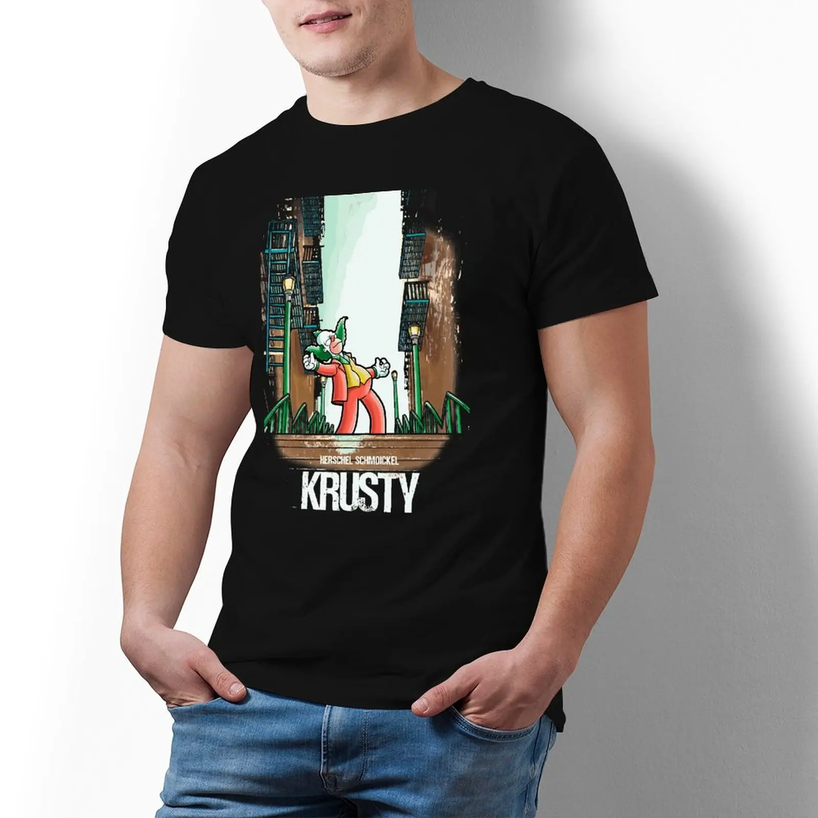 Casual Krusty T Shirt 100 Percent Cotton Summer T-Shirt Short Sleeve Print Tshirt 4xl Male
Casual Krusty T Shirt 100 Percent Cotton Summer T-Shirt Short Sleeve Print Tshirt 4xl Male