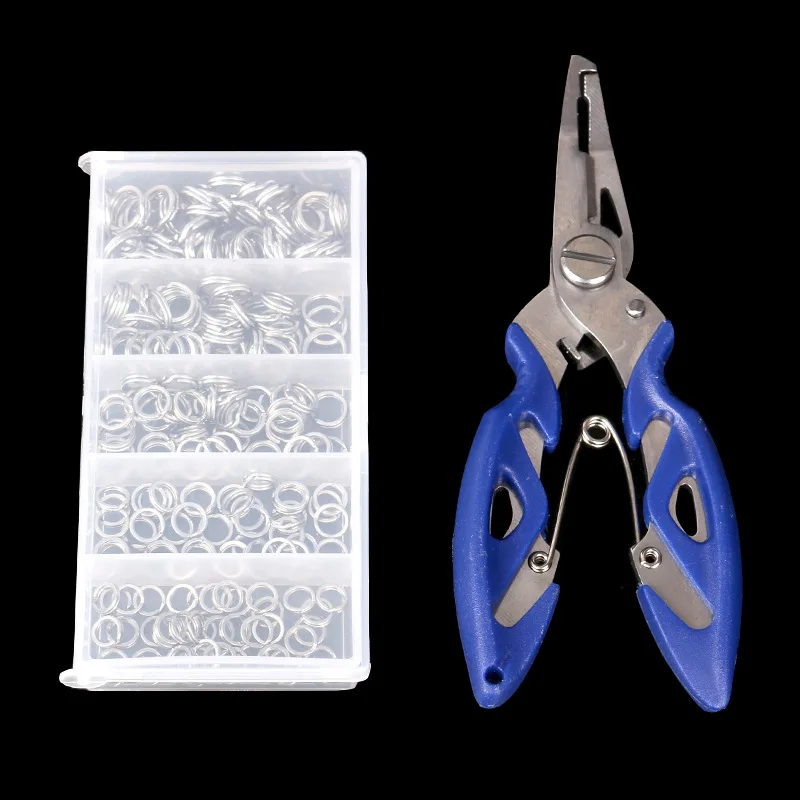 Fishing Pliers Scissors Braid Line Lure Cutter Hook Remover 200PCS Fishing Split Rings Set Steel Flattened Double Circle Swivel
Fishing Pliers Scissors Braid Line Lure Cutter Hook Remover 200PCS Fishing Split Rings Set Steel Flattened Double Circle Swivel