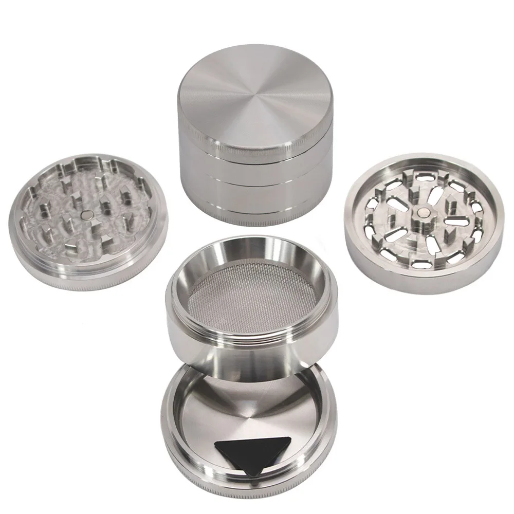 Hot Sale Stainless steel Smoke Grinder 64mm Four Layers Herbal Tobacco Grinder Spice Weed Grinders Smoking Pipe Accessories
Hot Sale Stainless steel Smoke Grinder 64mm Four Layers Herbal Tobacco Grinder Spice Weed Grinders Smoking Pipe Accessories