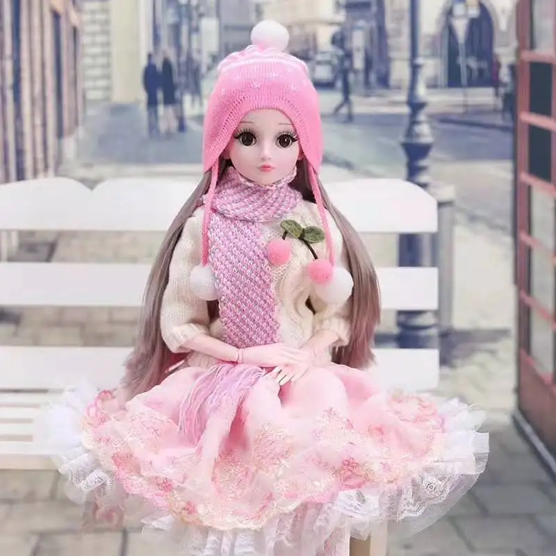 6 шт./компл. аксессуары для кукол, костюм куклы, одежда, вязаная шапка + свитер + шарф, 60 см, кукла BJD, игрушка для девочек, студенческое платье дл... 
6 шт./компл. аксессуары для кукол, костюм куклы, одежда, вязаная шапка + свитер + шарф, 60 см, кукла BJD, игрушка для девочек, студенческое платье дл...