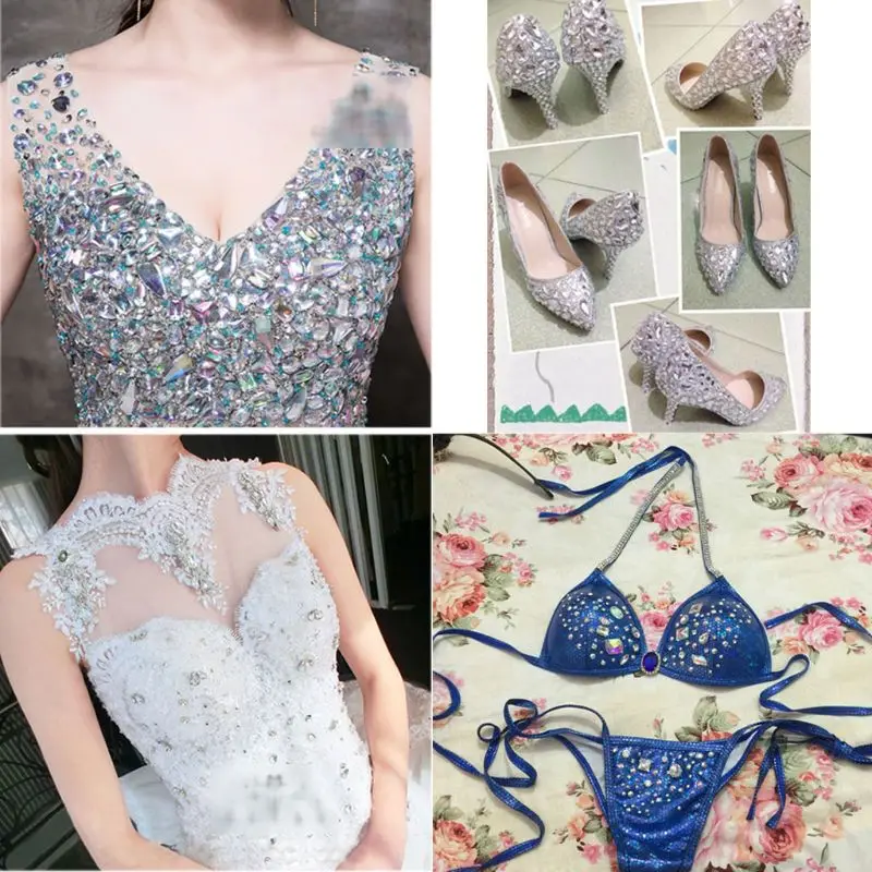 700pc AB Clear Sew on Rhinestone Acrylic Crystal Buttons Gems Flatback DIY Craft
700pc AB Clear Sew on Rhinestone Acrylic Crystal Buttons Gems Flatback DIY Craft