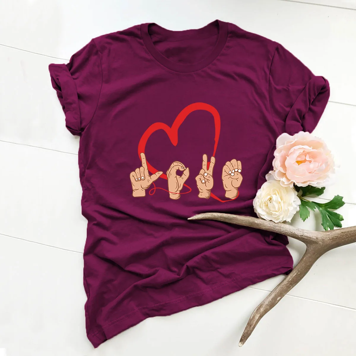 JFUNCY Plus Size Women T Shirt Valentine's Day Print Summer Tees Woman Tops Short Sleeve Casual Cotton T-shirts Female Tshirt
JFUNCY Plus Size Women T Shirt Valentine's Day Print Summer Tees Woman Tops Short Sleeve Casual Cotton T-shirts Female Tshirt