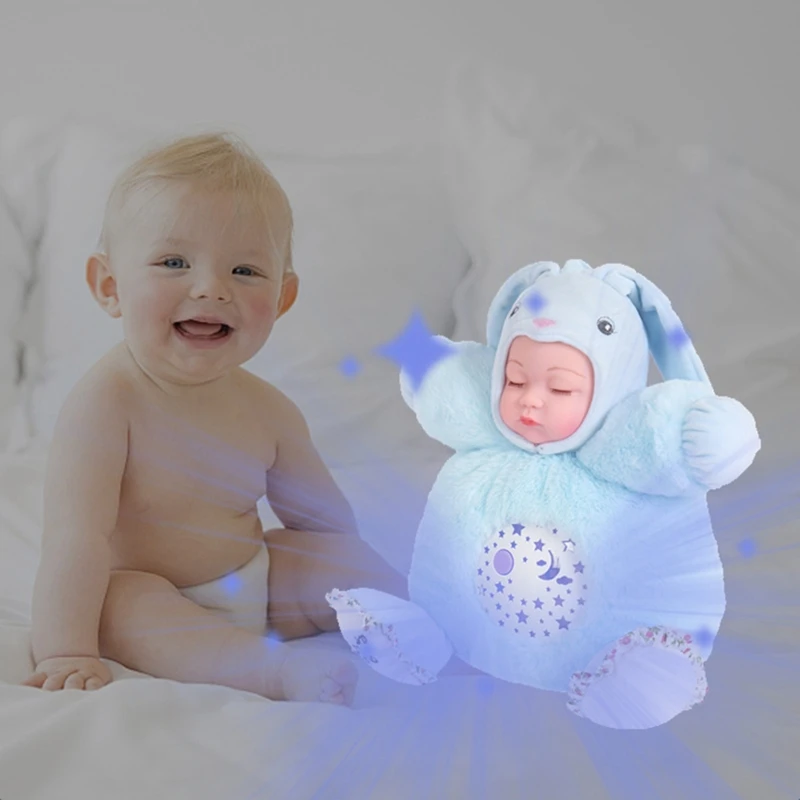 40cm Cute Bunny Soft Plush Doll Toy Panoramic Starry Sky Projection Light Night Lamp Singing Appeasing Sleeping Dolls
40cm Cute Bunny Soft Plush Doll Toy Panoramic Starry Sky Projection Light Night Lamp Singing Appeasing Sleeping Dolls