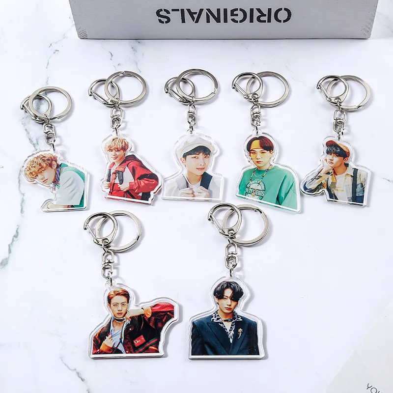 Kpop 2021 Season Greeting Bangtan Boys Number Plastic Keychain Cute Figure Kawaii Photo Double-sided Acrylic Key Accessories
Kpop 2021 Season Greeting Bangtan Boys Number Plastic Keychain Cute Figure Kawaii Photo Double-sided Acrylic Key Accessories