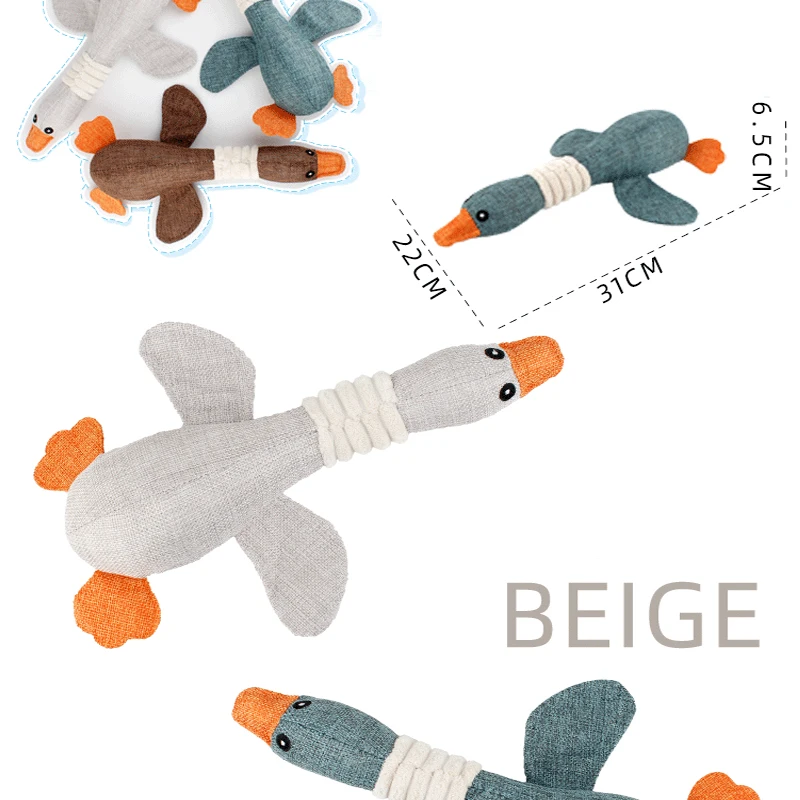 Pet Vocal Toys Cute Geese Plush Toys Cleaning Teeth Puppy Dogs Training Pet Play Intereactive Chew Toy Pets Supplies Accessories
Pet Vocal Toys Cute Geese Plush Toys Cleaning Teeth Puppy Dogs Training Pet Play Intereactive Chew Toy Pets Supplies Accessories