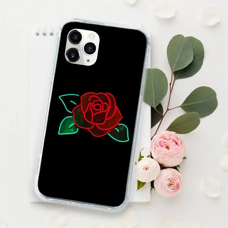 Glowing rose flower in the dark Phone Case for iPhone 11 12 mini pro XS MAX 8 7 6 6S Plus X 5S SE 2020 XR Luxury funda
Glowing rose flower in the dark Phone Case for iPhone 11 12 mini pro XS MAX 8 7 6 6S Plus X 5S SE 2020 XR Luxury funda