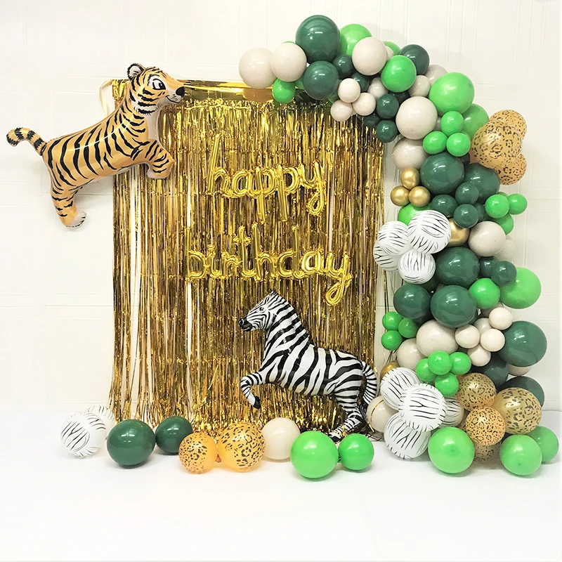 Zebra Tiger Animal Ballon Arch Garland Kit Jungle Baby Shower Party Photography Props Backdrop Birthday Decorations Supplies
Zebra Tiger Animal Ballon Arch Garland Kit Jungle Baby Shower Party Photography Props Backdrop Birthday Decorations Supplies