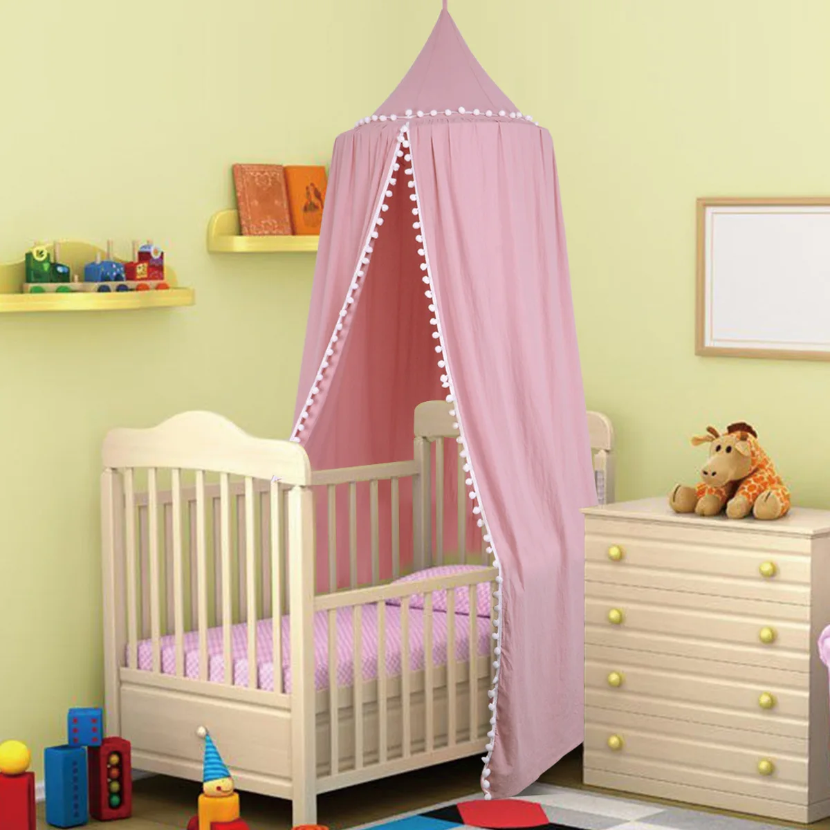 Cotton Baby Room Decoration Balls Mosquito Net Kids Bed Curtain Canopy Round Crib Netting Tent Photography Props Baldachin 240cm
Cotton Baby Room Decoration Balls Mosquito Net Kids Bed Curtain Canopy Round Crib Netting Tent Photography Props Baldachin 240cm