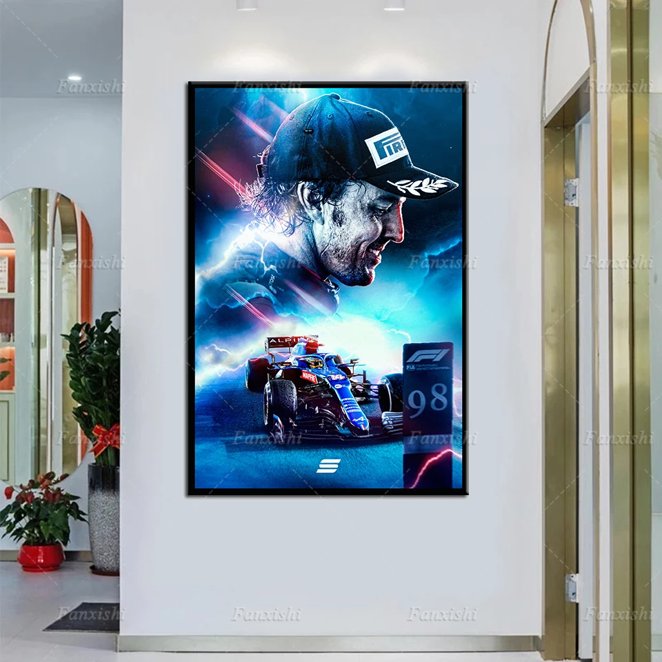 Legendary Race Car Driver Bule F1 Car Racing Track Posters Wall Art Print Canvas Painting Modular Pictures For Living Room Decor
Legendary Race Car Driver Bule F1 Car Racing Track Posters Wall Art Print Canvas Painting Modular Pictures For Living Room Decor