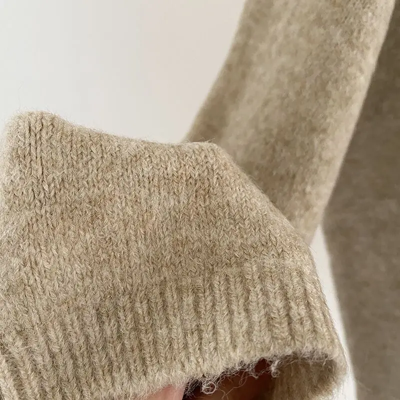 Women Oblique Buckle Asymmetrical Sweater Loose Single Breasted Loose Knit Outwear Cardigans
Women Oblique Buckle Asymmetrical Sweater Loose Single Breasted Loose Knit Outwear Cardigans