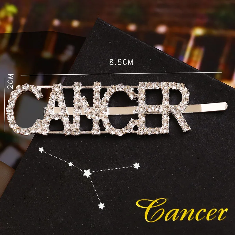 Women Star Sign Letters Rhinestones Hairpins Girls Barrettes Zodiac Bobby Pins Constellatory Hair Clips Hair Accessories
Women Star Sign Letters Rhinestones Hairpins Girls Barrettes Zodiac Bobby Pins Constellatory Hair Clips Hair Accessories