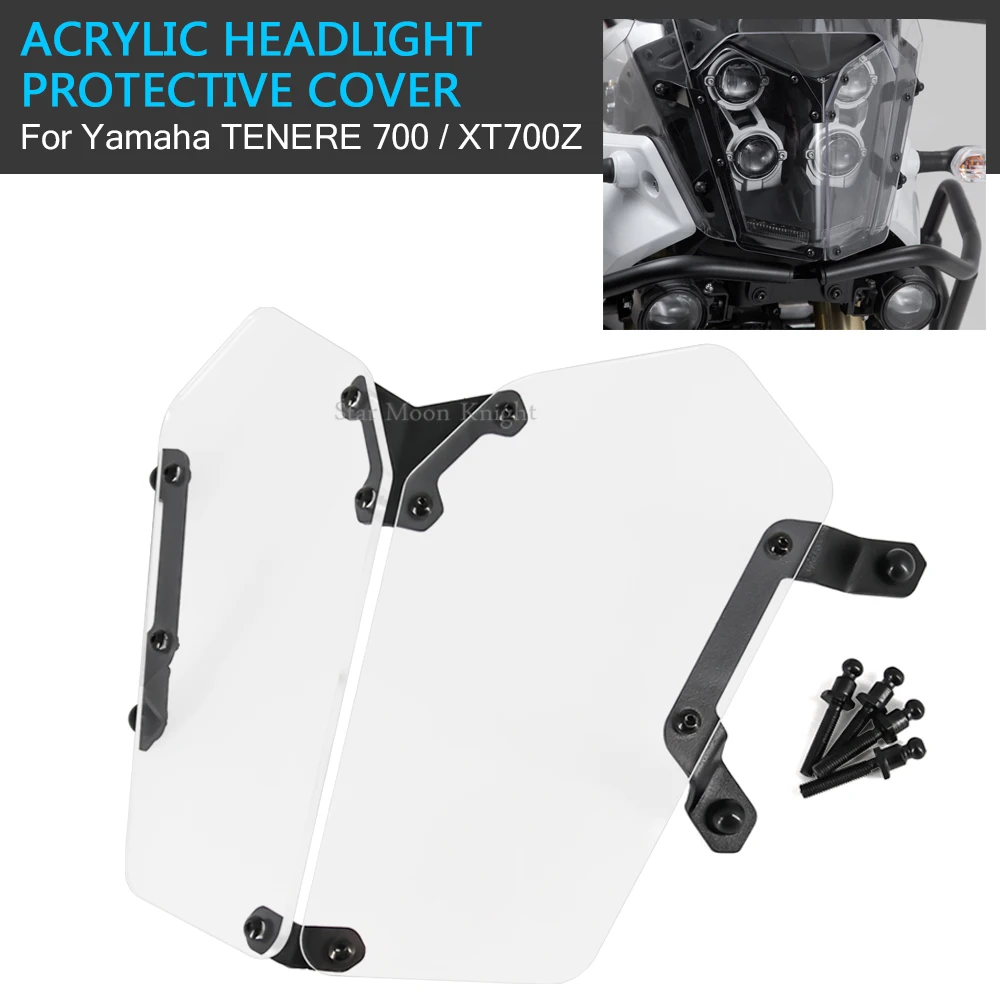 Motorcycle Acrylic Headlight Guard Lens Cover Protection Clear Front Lamp Cover For Yamaha Tenere 700 TENERE700 XTZ XT700Z T700
Motorcycle Acrylic Headlight Guard Lens Cover Protection Clear Front Lamp Cover For Yamaha Tenere 700 TENERE700 XTZ XT700Z T700