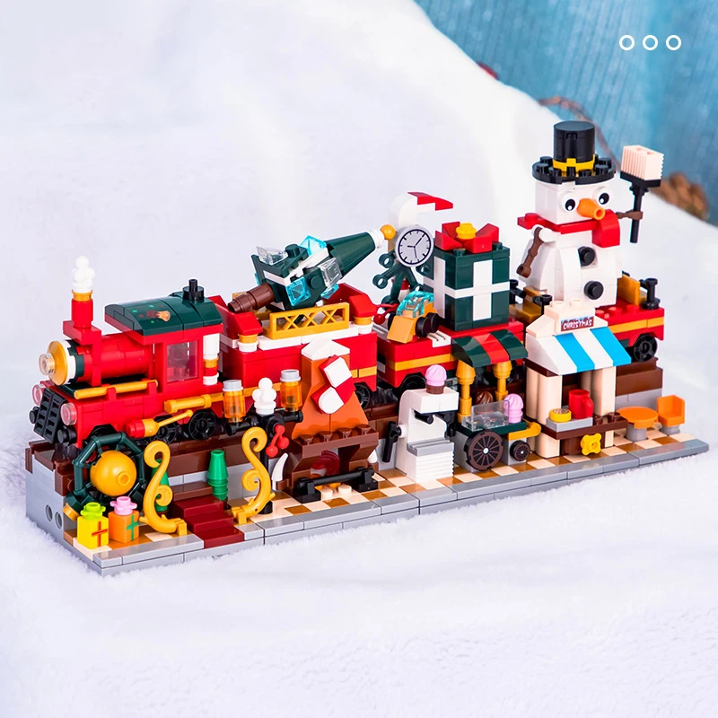 City Creative Christmas Series Winter Holiday Train Snowman Street View Scene Accessories Building Blocks Bricks Toys Gifts
City Creative Christmas Series Winter Holiday Train Snowman Street View Scene Accessories Building Blocks Bricks Toys Gifts