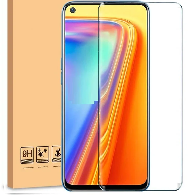 

For Realme Q2 5G Q2i 5G Pro Tempered Glass Screen Protector Ultra Thin Explosion-proof Protective Film For Realme 7 Guard