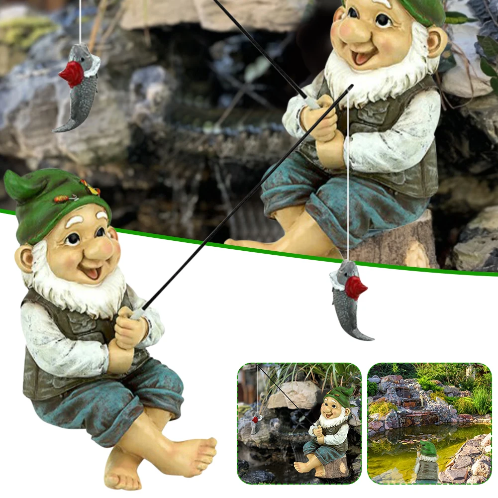 Lovely Garden Gnome Statue Figurine with Red Hat and Pygmy Beard Home Garden Decoration for Table Home Garden Yard Wholesale
Lovely Garden Gnome Statue Figurine with Red Hat and Pygmy Beard Home Garden Decoration for Table Home Garden Yard Wholesale
