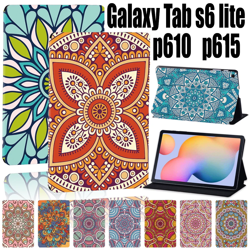 For Samsung Galaxy Tab S6 Lite P610/P615 10.4 Inch Tablet Case Mandala Pattern Case Leather Tablet Stand Folio Cover + Stylus
For Samsung Galaxy Tab S6 Lite P610/P615 10.4 Inch Tablet Case Mandala Pattern Case Leather Tablet Stand Folio Cover + Stylus