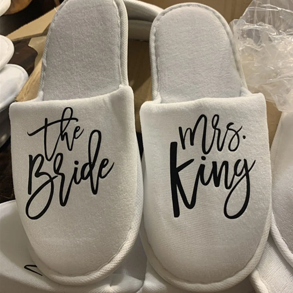 4 Pairs Customized Women Wedding Bridal Shower Slippers - Slippers with Names - Bridesmaid Slippers - Cruises -Flower Girl Gift
4 Pairs Customized Women Wedding Bridal Shower Slippers - Slippers with Names - Bridesmaid Slippers - Cruises -Flower Girl Gift