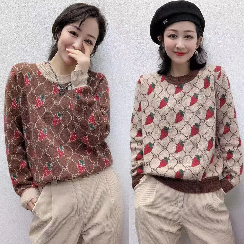 2021 New Spring Autumn Backing Loose Lazy Style Classic Round Neck Pullover Imitation Sweater Women's T-shirt
2021 New Spring Autumn Backing Loose Lazy Style Classic Round Neck Pullover Imitation Sweater Women's T-shirt