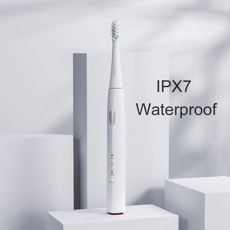 DR.BEI Sonic Electric Toothbrush Waterproof Ultrasonic Whitening Teeth Clean Rechargeable Toothbrush GY1 with 2 pcs Brush Heads
DR.BEI Sonic Electric Toothbrush Waterproof Ultrasonic Whitening Teeth Clean Rechargeable Toothbrush GY1 with 2 pcs Brush Heads