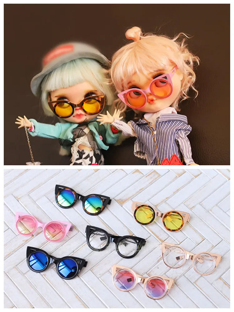 Солнцезащитные очки Blyth Cat BJD (подходят для кукол Blythedoll ICY) | Игрушки и хобби