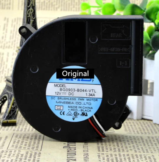 Оригинальный 100% рабочий Оригинал BG0903 B044 VTL 12V 1.34A турбо центробежный 9733|Пульты ДУ| |