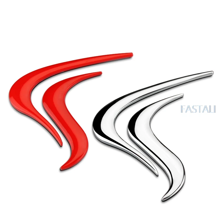 Для MITSUBISHI lancer EX EVO металлические 3D стерео автомобильные наклейки пламя кузова