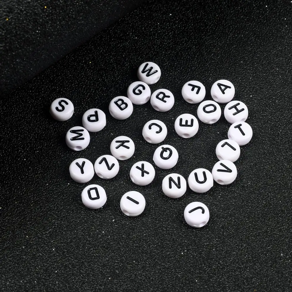 200Pcs 26 Letters Big Hole Bracelet Necklace Charms Bead Diy Accessories Findings Loose Spacer Beads For Jewelry Making Supplies
200Pcs 26 Letters Big Hole Bracelet Necklace Charms Bead Diy Accessories Findings Loose Spacer Beads For Jewelry Making Supplies