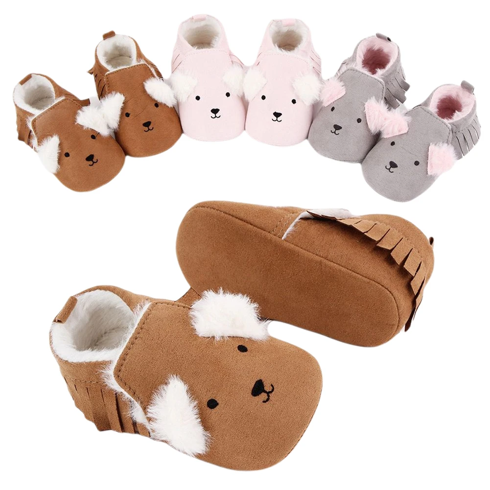 Newborn Toddler Baby Fur Lining Moccasins 3D Ears Soft Sole Anti-Slip Tassels Crib Shoes Infant Pre-Walkers Shoes Winter Warm
Newborn Toddler Baby Fur Lining Moccasins 3D Ears Soft Sole Anti-Slip Tassels Crib Shoes Infant Pre-Walkers Shoes Winter Warm