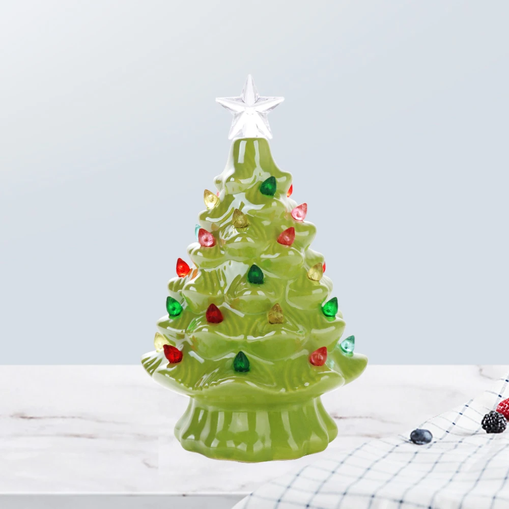Mini Christmas Tree Light Ornaments Ceramic Xmas Tree Tabletop Decor Office Festival Party DIY Crafts Present
Mini Christmas Tree Light Ornaments Ceramic Xmas Tree Tabletop Decor Office Festival Party DIY Crafts Present