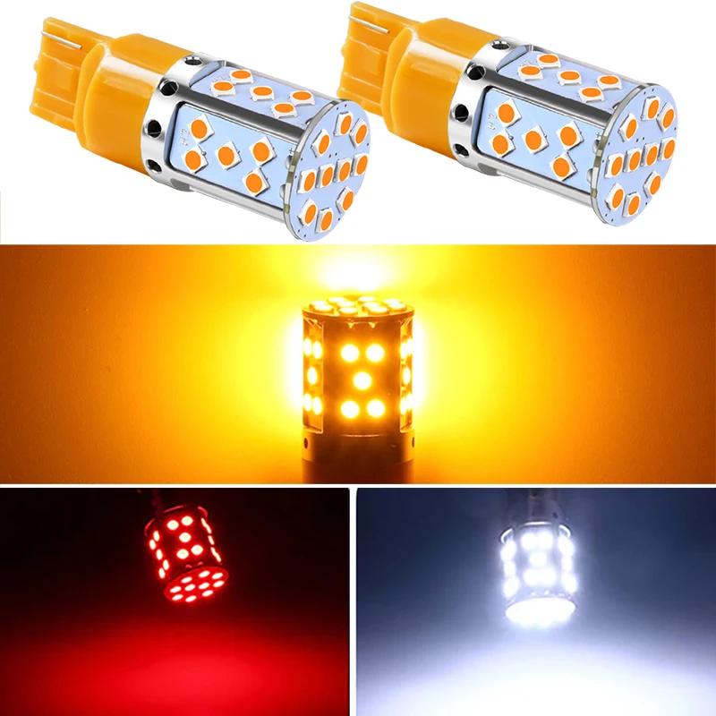 NLpearl 2x Signal Lamp 7440 W21W Led T20 7443 W21/5w LED Bulbs 12V 35SMD 3030 Chip Reverse Backup Turn Signal Light White Yellow
NLpearl 2x Signal Lamp 7440 W21W Led T20 7443 W21/5w LED Bulbs 12V 35SMD 3030 Chip Reverse Backup Turn Signal Light White Yellow